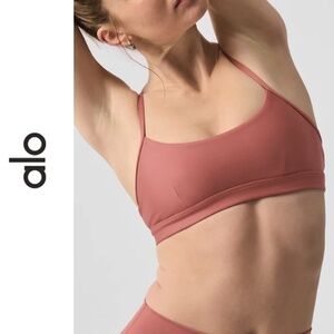 Alo Yoga | BRONZE Airlift Intrigue SPORTS Bra SOFT TERRACOTTA | XS
